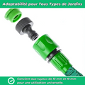 Aquaflex|Tuyau d’arrosage extensible|8 modes de jets haute pression