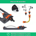 AquaSwing – Arroseur oscillant automatique à 19 jets