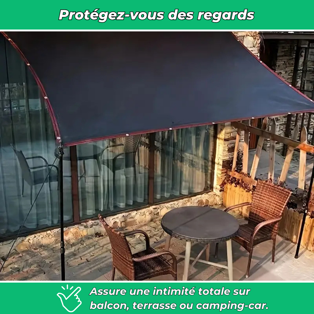 Occultis – Filet d’ombrage thermique et occultant pour extérieur