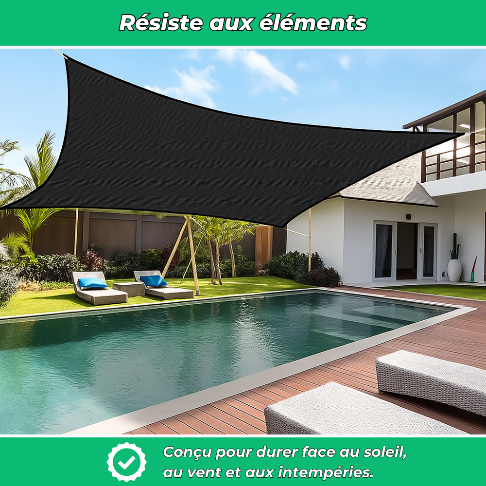 Occultis – Filet d’ombrage thermique et occultant pour extérieur