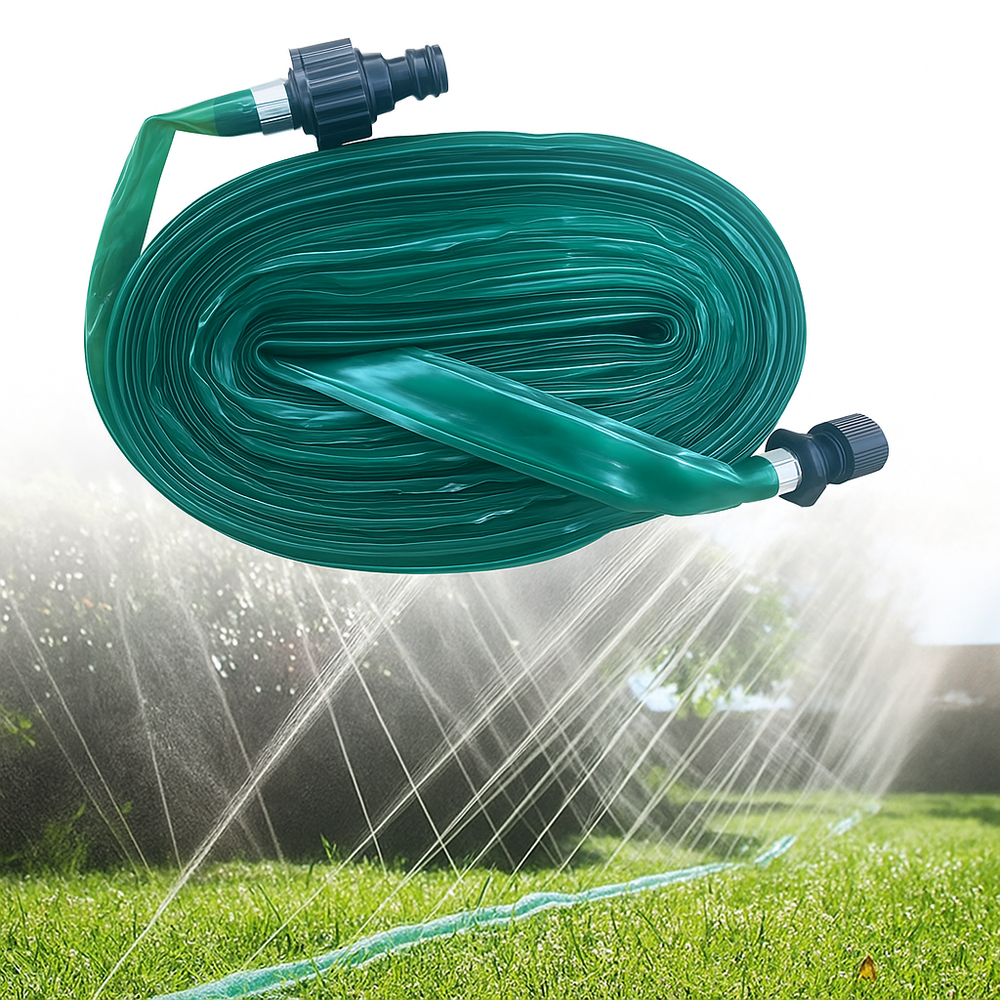 AquaJet – Tuyau d’arrosage au sol à jets d’eau pour jardin