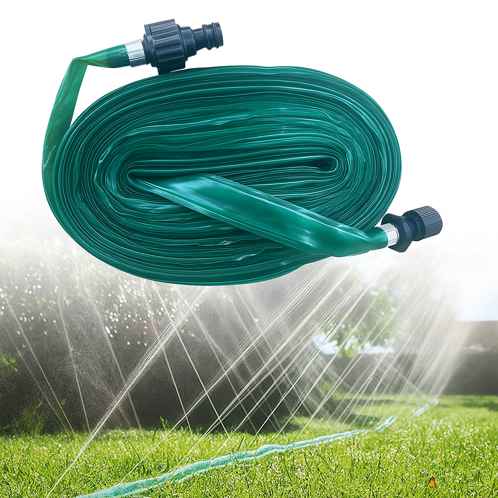 AquaJet – Tuyau d’arrosage au sol à jets d’eau pour jardin