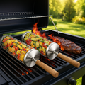 GrillMaster | Paniers inox pour cuisson au barbecue | 1+1 Offert