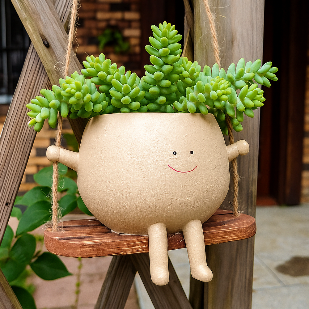 Pot de Fleurs Suspendu Design – Décoration de Jardin et Intérieur Élégante et Unique